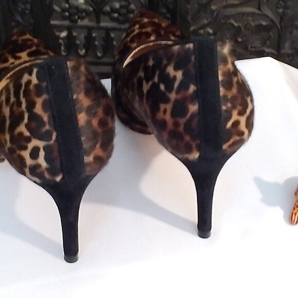 Elaine Turner, Leopard Print, Size 7 Womens Pumps - Picture 6 of 8